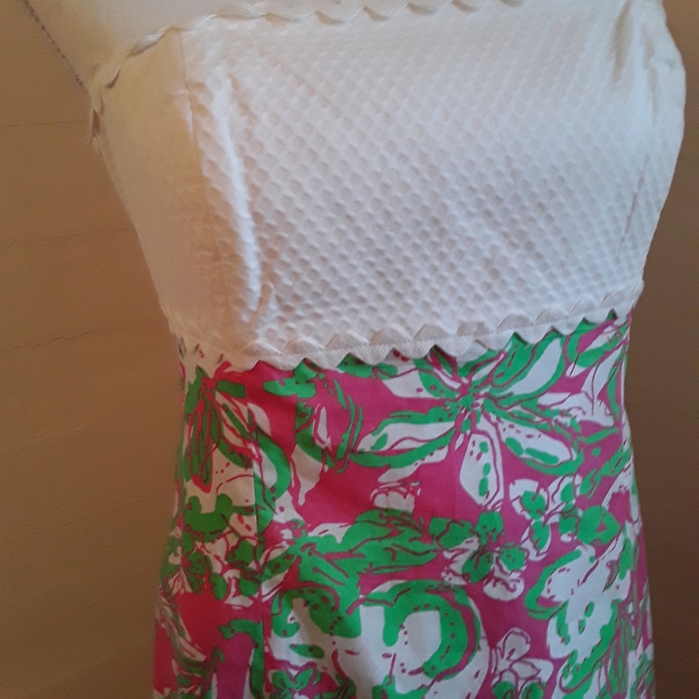 Lilly Pulitzer Strapless Sundress, Size 6, Lnc View 4